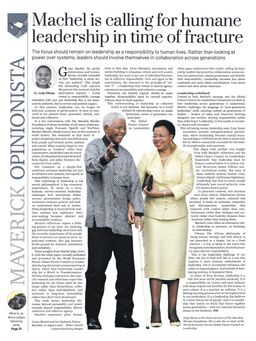 Humane leadership in a time of fracture